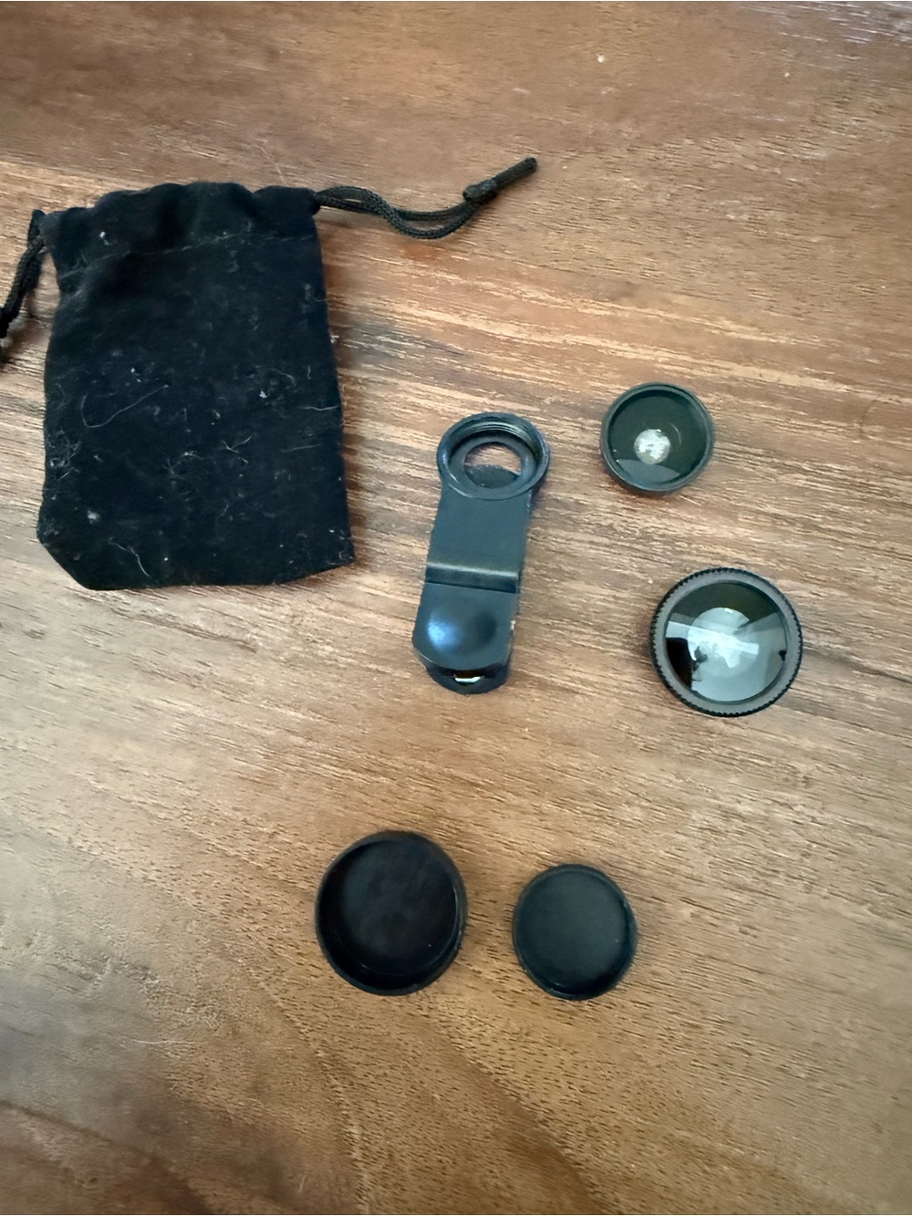 Mobile Camera Lens Kit Universal Black Clip-On NWOT never used